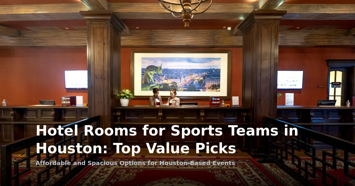 Hotel Rooms for Sports Teams in Houston: Top Value Picks