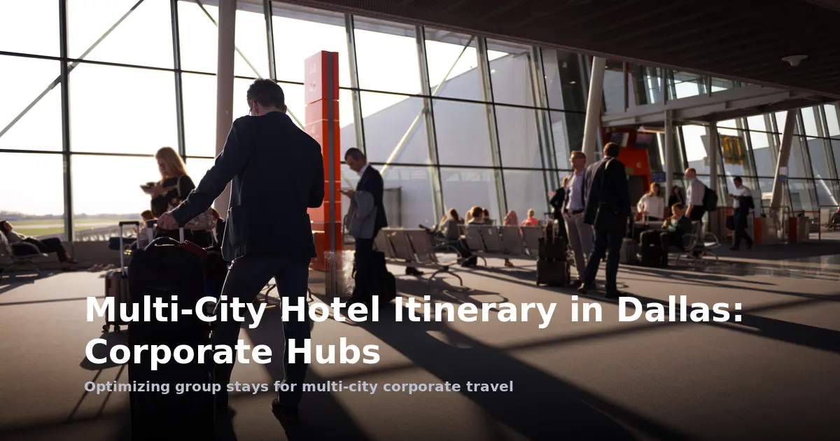 Multi-City Hotel Itinerary in Dallas: Corporate Hubs