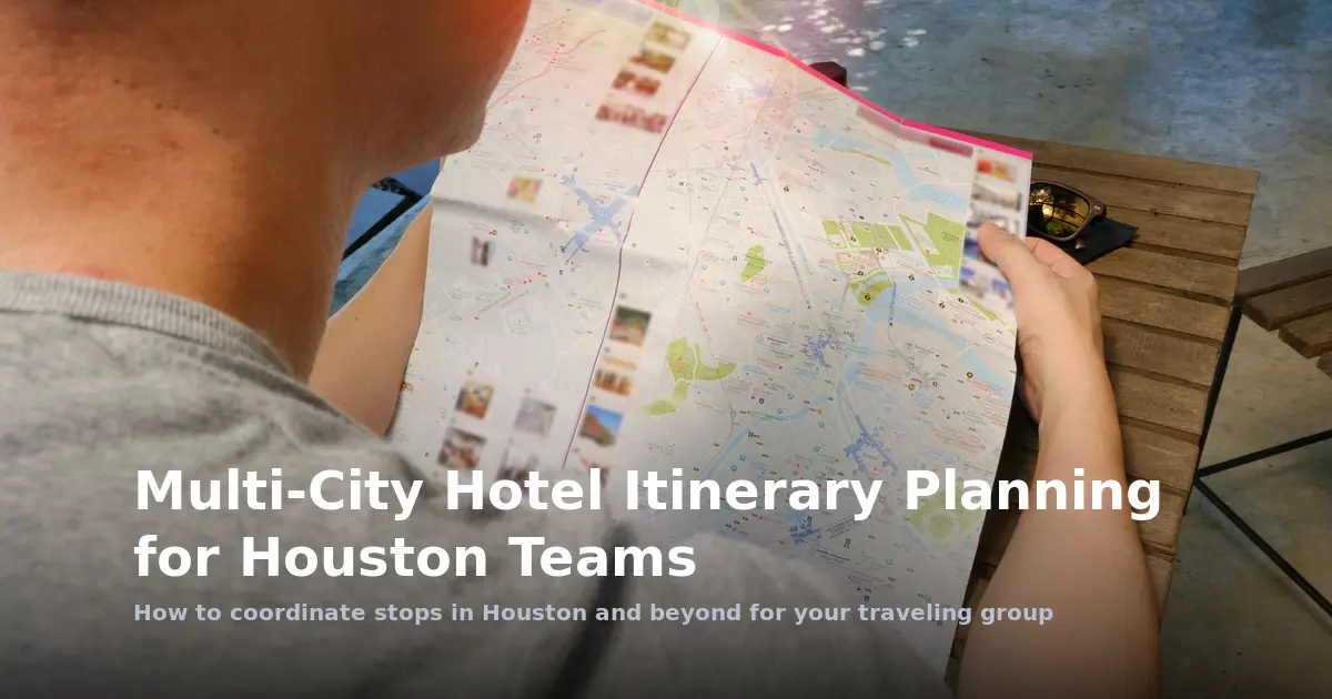 Multi-City Hotel Itinerary Planning for Houston Teams