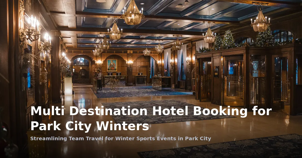Multi Destination Hotel Booking for Park City Winters