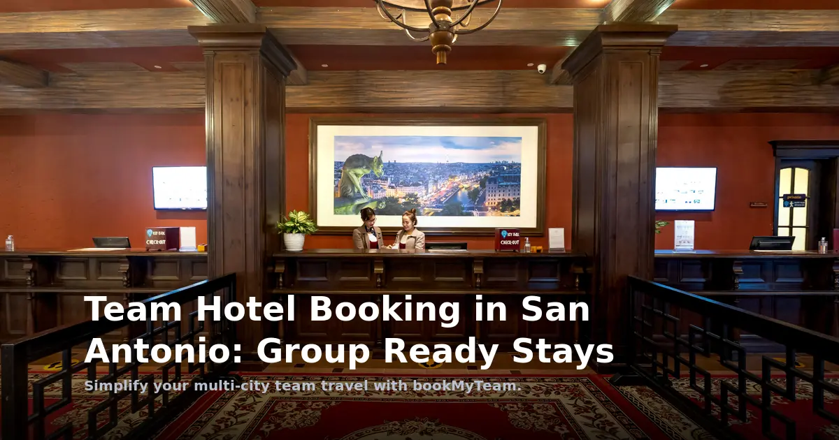 Multi-City Team Hotel Booking in San Antonio: Group Ready Stays