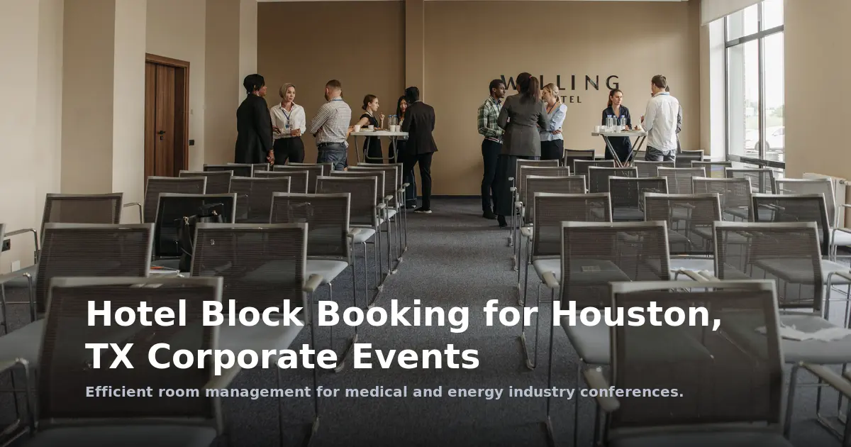 Hotel Block Booking for Houston, TX Corporate Events