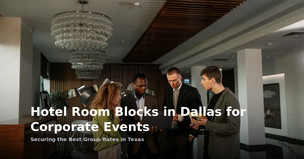Hotel Room Blocks in Dallas for Corporate Events