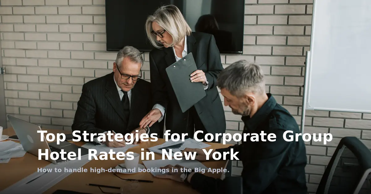 Top Strategies for Corporate Group Hotel Rates in New York
