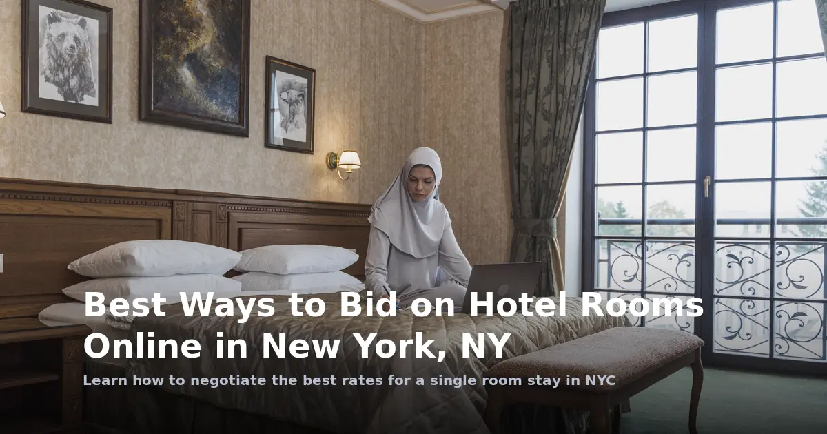 Best Ways to Bid on Hotel Rooms Online in New York, NY
