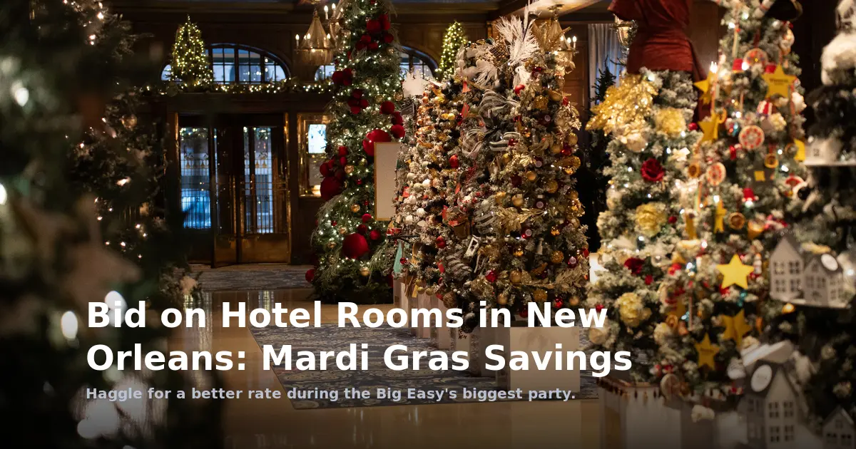 Bid on Hotel Rooms in New Orleans: Mardi Gras Savings