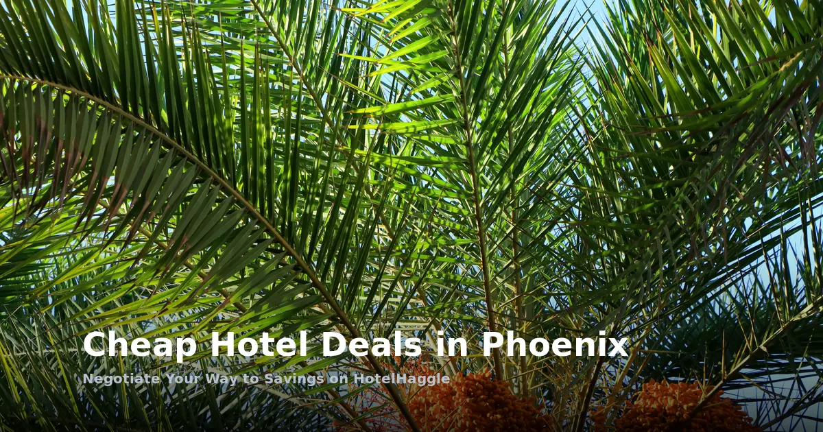Cheap Hotel Deals in Phoenix: Negotiate Your Way to Savings