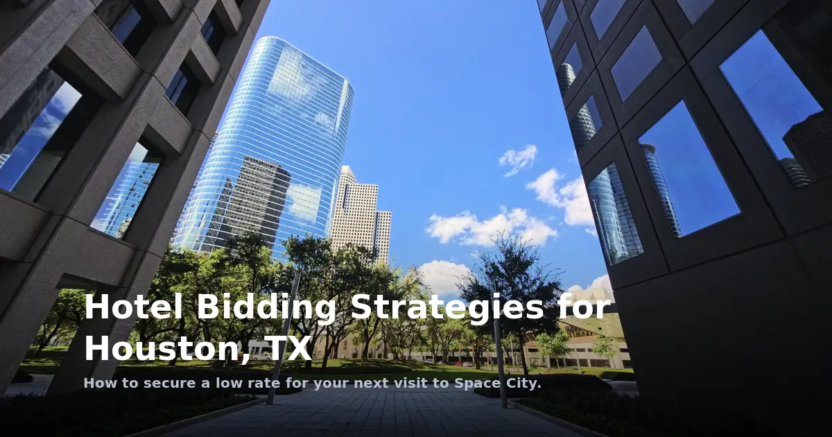 Hotel Bidding Strategies for Houston, TX