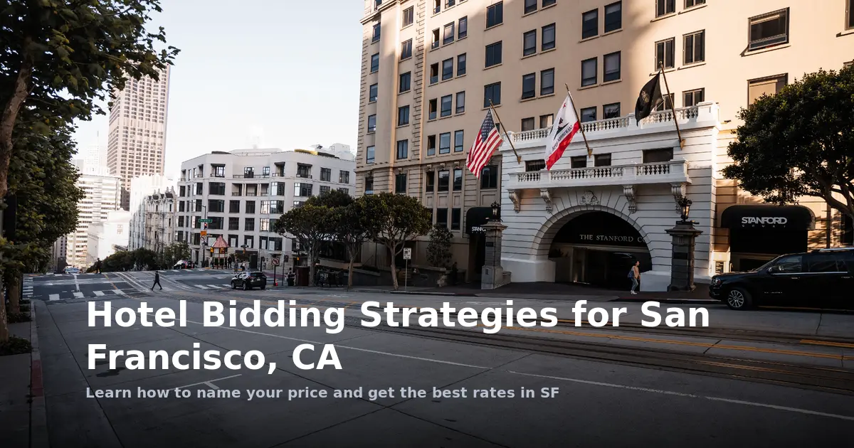 Hotel Bidding Strategies for San Francisco, CA
