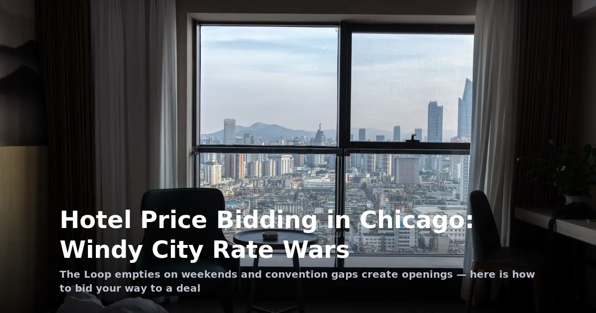 Hotel Price Bidding in Chicago: Windy City Rate Wars