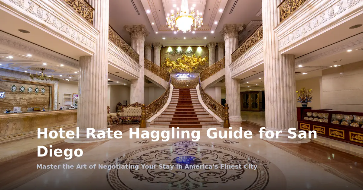 Hotel Rate Haggling Guide for San Diego