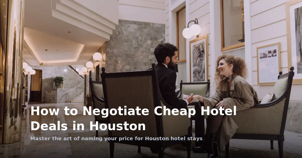 How to Negotiate Cheap Hotel Deals in Houston