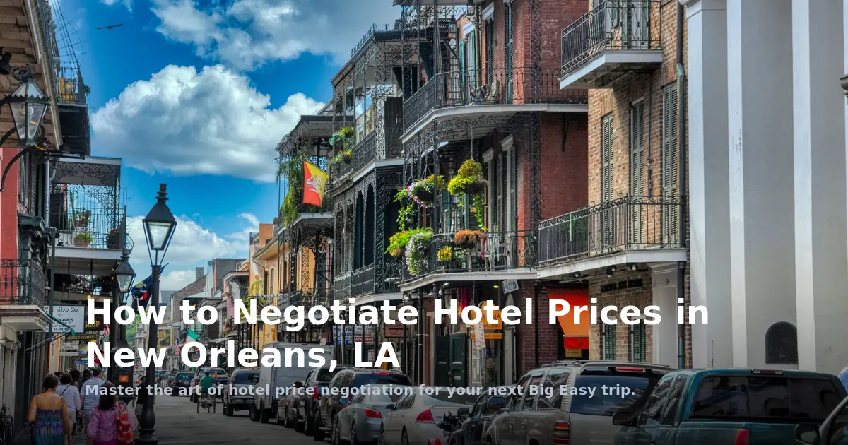 How to Negotiate Hotel Prices in New Orleans, LA