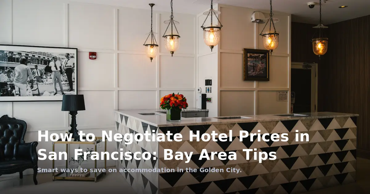 How to Negotiate Hotel Prices in San Francisco: Bay Area Tips