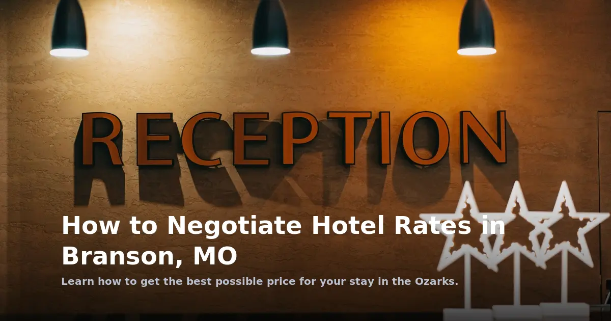 How to Negotiate Hotel Rates in Branson, MO
