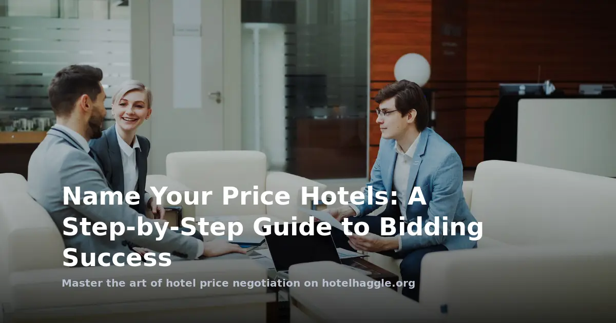 Name Your Price Hotels: A Step-by-Step Guide to Bidding Success