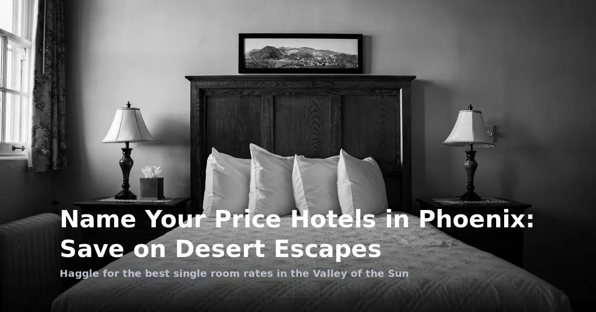Name Your Price Hotels in Phoenix: Save on Desert Escapes