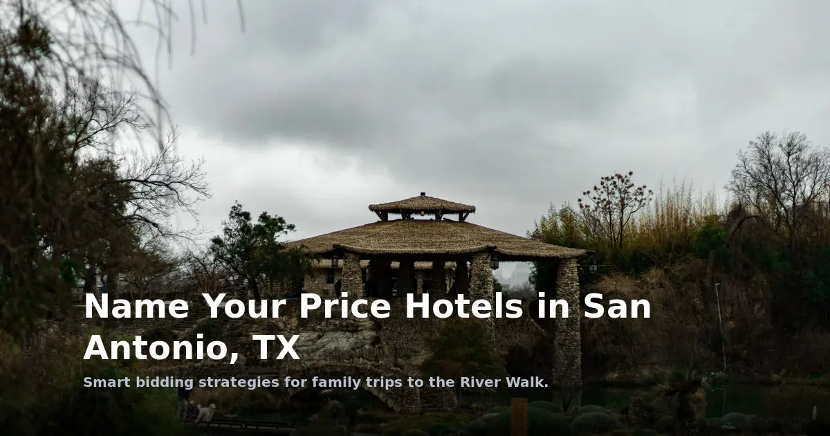 Name Your Price Hotels in San Antonio, TX