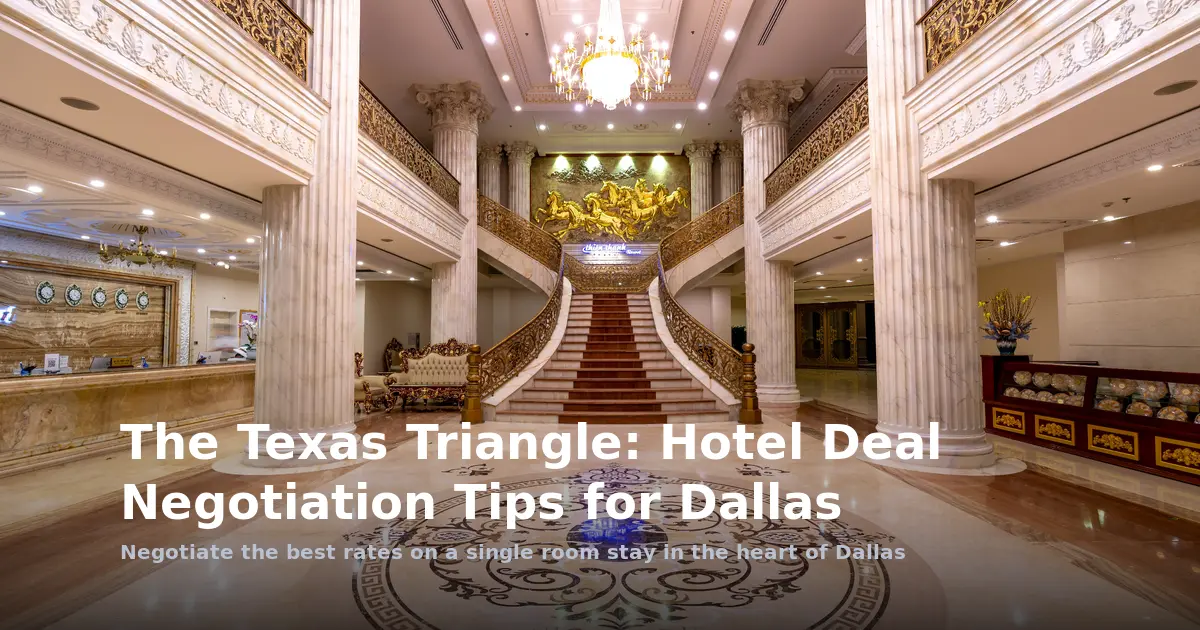 The Texas Triangle: Hotel Deal Negotiation Tips for Dallas