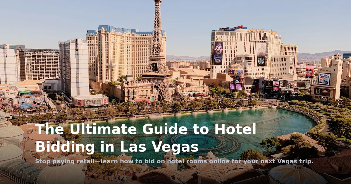 The Ultimate Guide to Hotel Bidding in Las Vegas