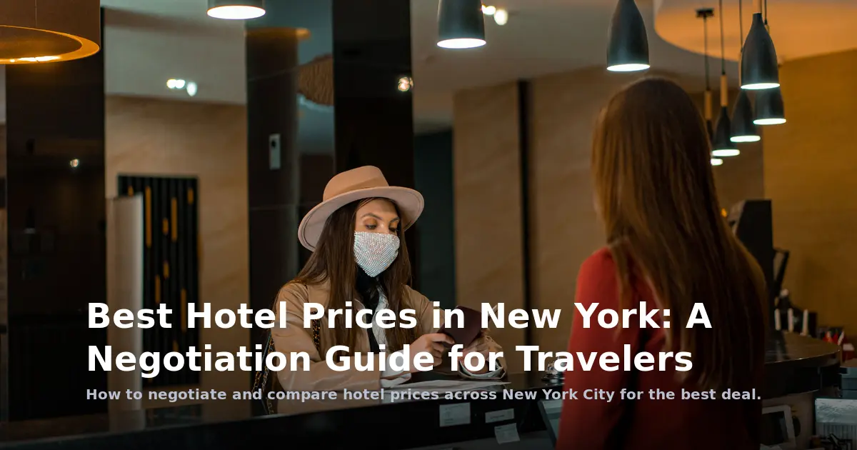 Best Hotel Prices in New York: A Negotiation Guide for Travelers