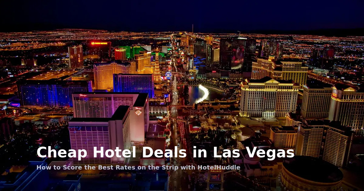 Cheap Hotel Deals in Las Vegas: How to Score the Best Rates on the Strip