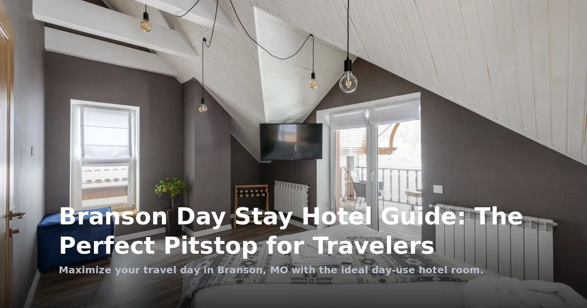 Branson Day Stay Hotel Guide: The Perfect Pitstop for Travelers