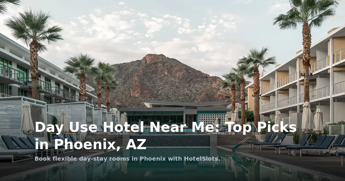 Day Use Hotel Near Me: Top Picks in Phoenix, AZ
