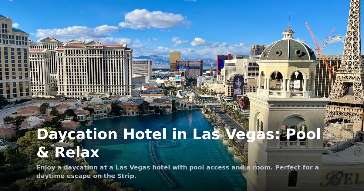 Daycation Hotel in Las Vegas: Pool & Relax