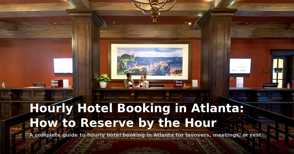 Day-Use Hotel Booking in Atlanta: How to Reserve a Daytime Room