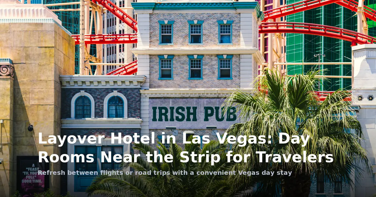 Layover Hotel in Las Vegas: Day Rooms Near the Strip for Travelers