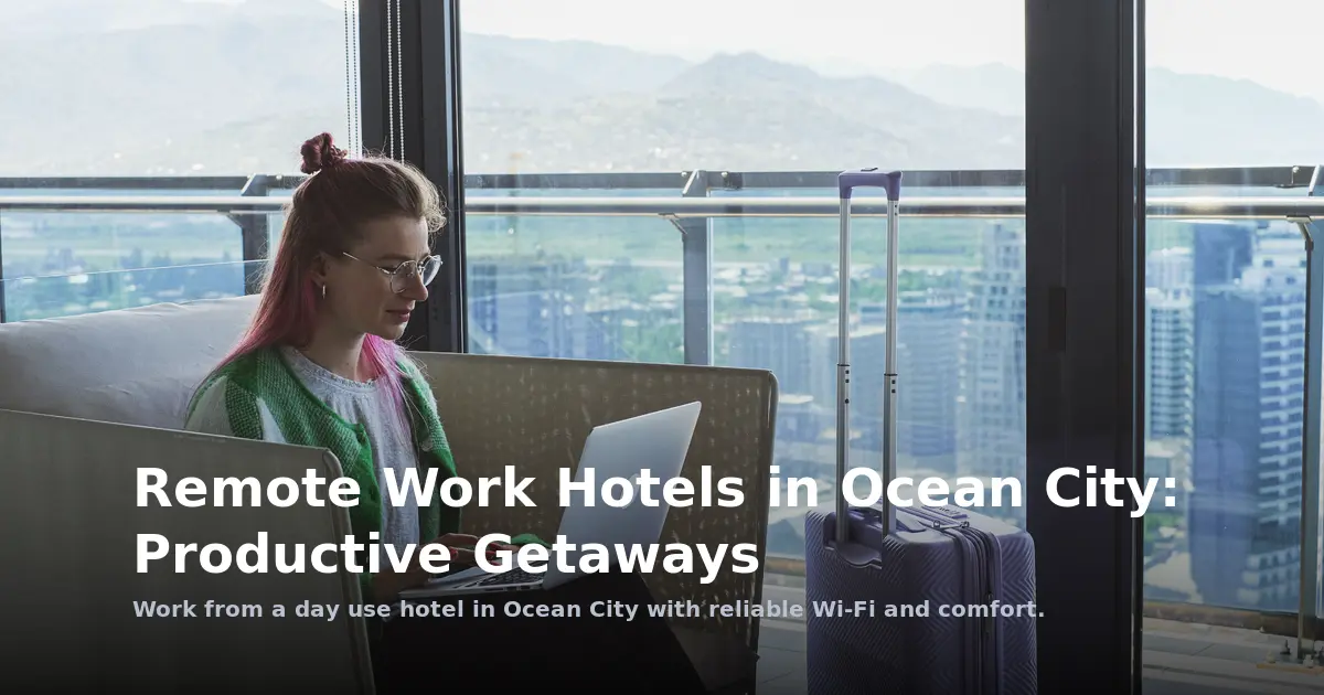 Remote Work Hotels in Ocean City: Productive Getaways