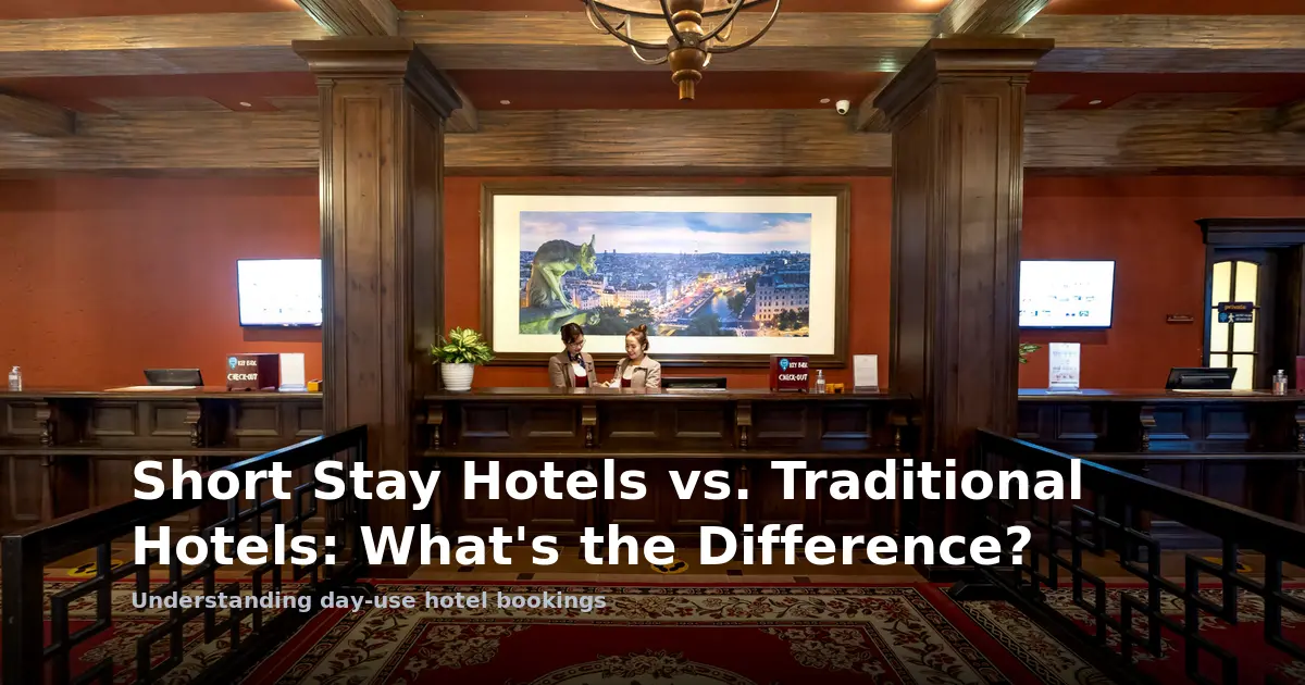 Short Stay Hotels vs. Traditional Hotels: What's the Difference?