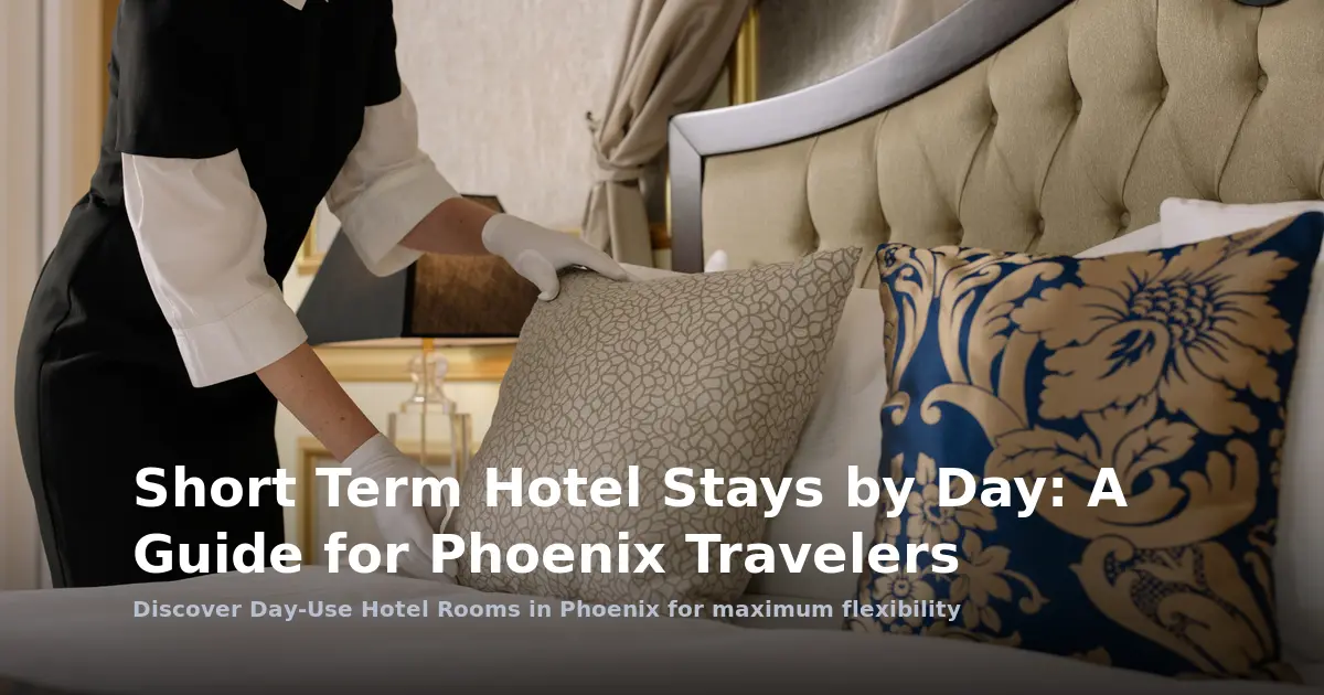 Short Term Hotel Stays by Day: A Guide for Phoenix Travelers