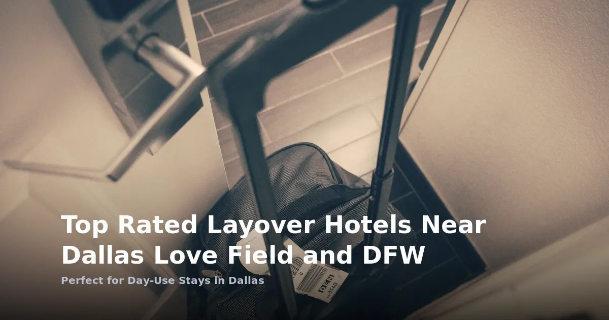 Top Rated Layover Hotels Near Dallas Love Field and DFW
