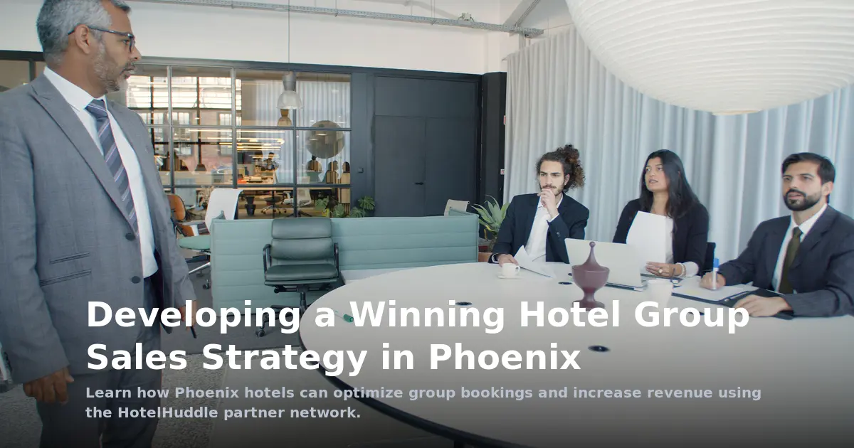 Developing a Winning Hotel Group Sales Strategy in Phoenix