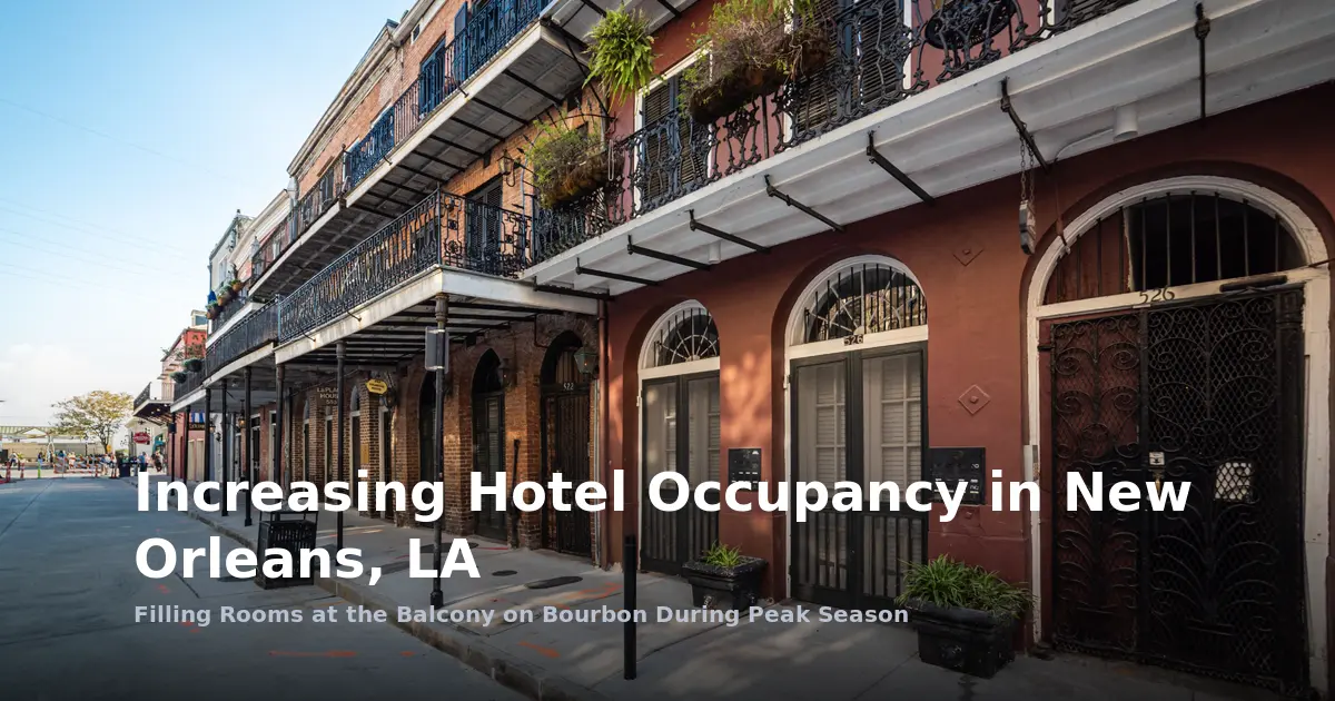 Increasing Hotel Occupancy in New Orleans, LA