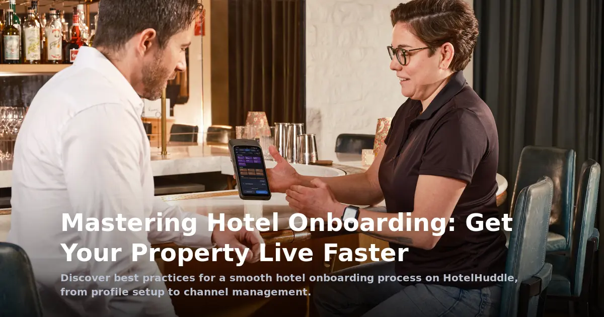 Mastering Hotel Onboarding: Get Your Property Live Faster