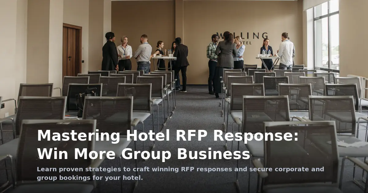 Mastering Hotel RFP Response: Win More Group Business