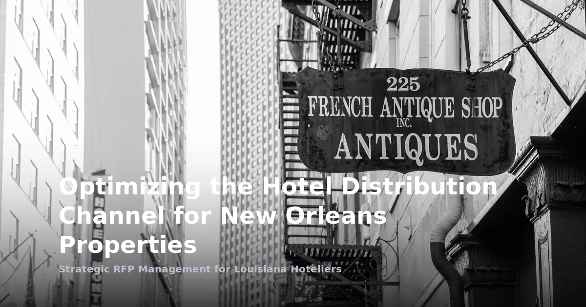 Optimizing the Hotel Distribution Channel for New Orleans Properties
