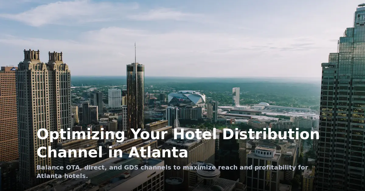 Optimizing Your Hotel Distribution Channel in Atlanta: A Comprehensive Guide