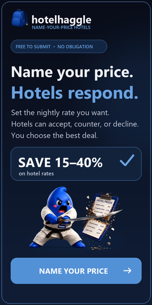 hotelhaggle — name your price and let hotels respond.