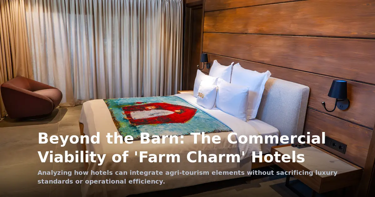 Beyond the Barn: The Commercial Viability of 'Farm Charm' Hotels