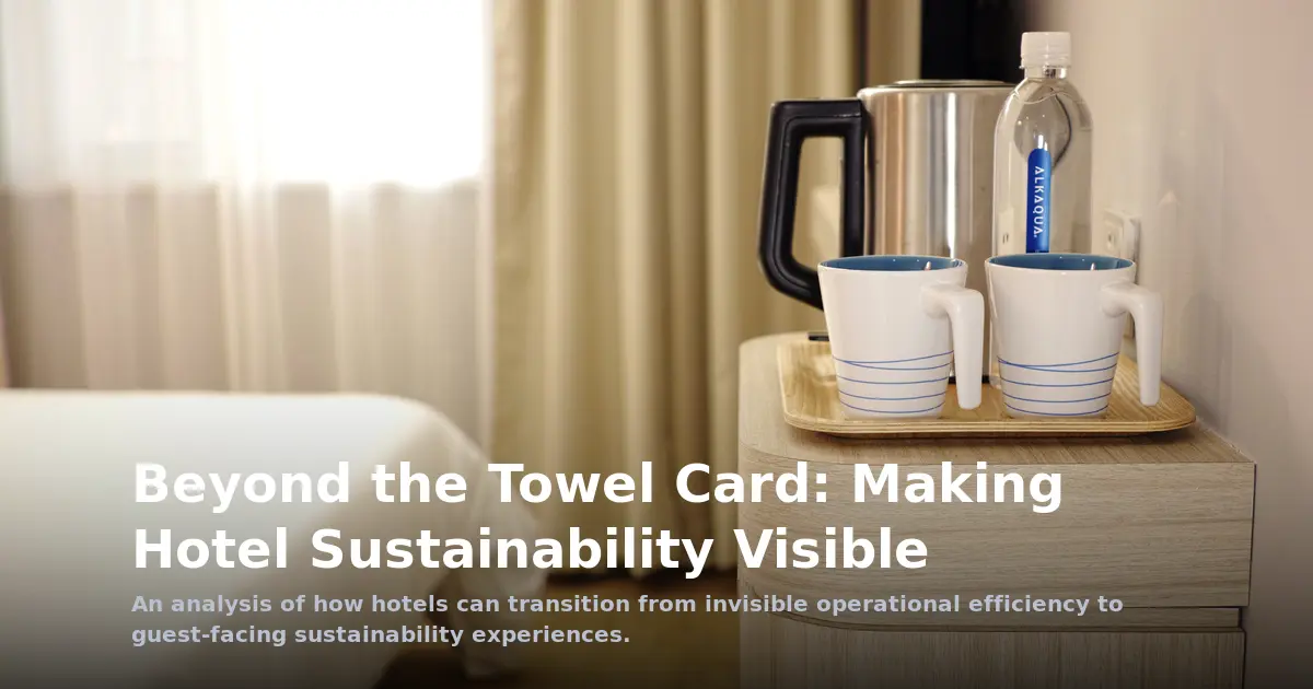 Beyond the Towel Card: Making Hotel Sustainability Visible