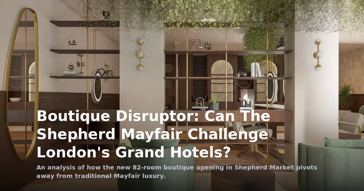 Boutique Disruptor: Can The Shepherd Mayfair Challenge London's Grand Hotels?