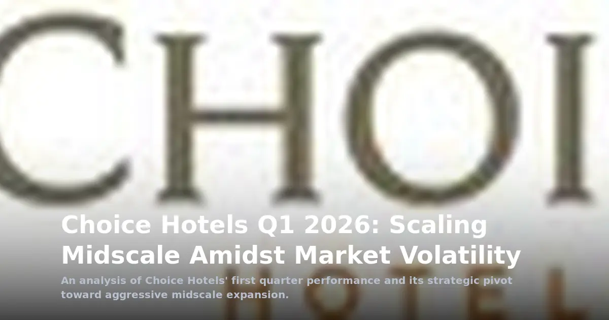 Scaling Midscale Amidst Volatility: A Deep Dive into Choice Hotels' Q1 2026 Strategy