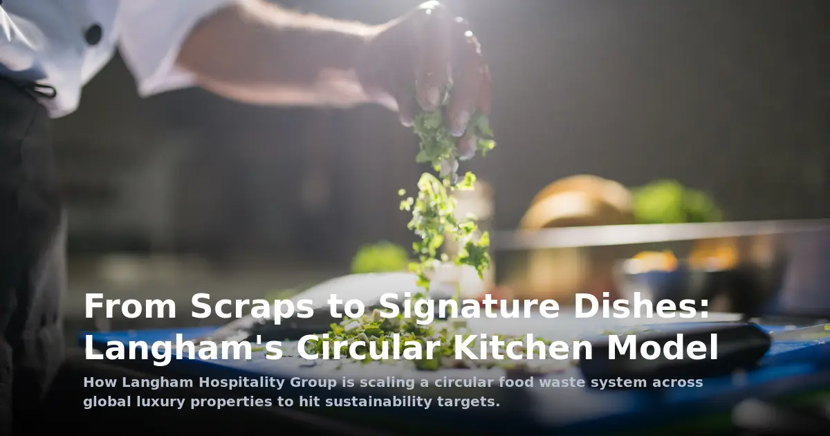 The Luxury Paradox: Analyzing Langham’s Circular Kitchen Model