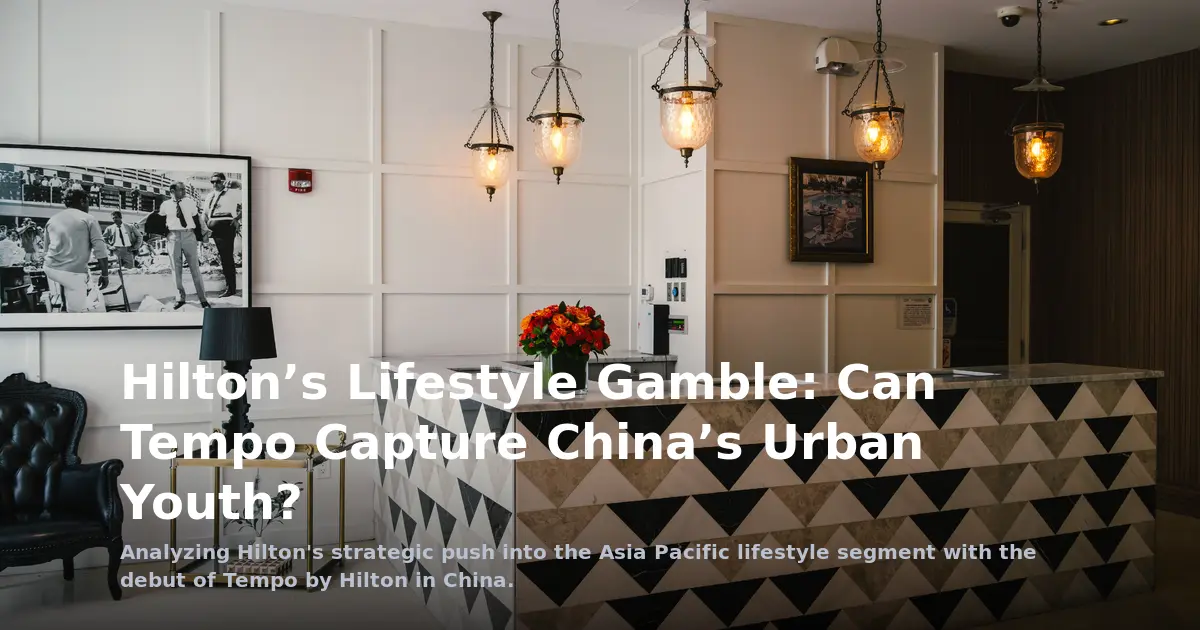 Hilton’s Lifestyle Gamble: Can Tempo Capture China’s Urban Youth?