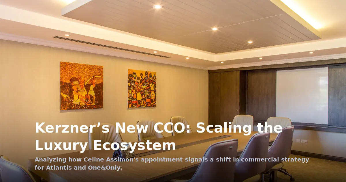 Kerzner’s New CCO: Scaling the Luxury Ecosystem