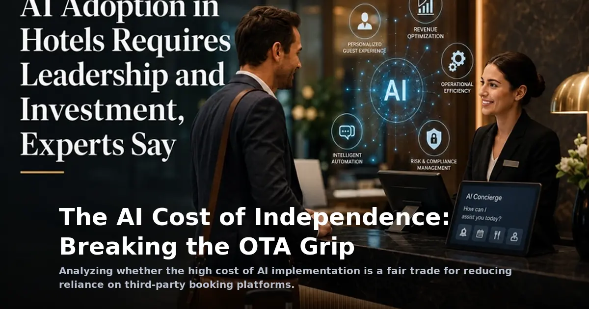 The AI Cost of Independence: Breaking the OTA Grip